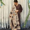 Asling – 3 Piece – Dhanak Embroidered Suit - Image 2